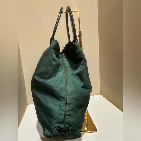 Prada Tessuto Plex Forrest Green Tote - Picture 9 of 13